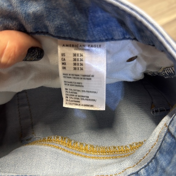 American Eagle slim Light Blue Denim Jeans size 30 - Picture 11 of 11